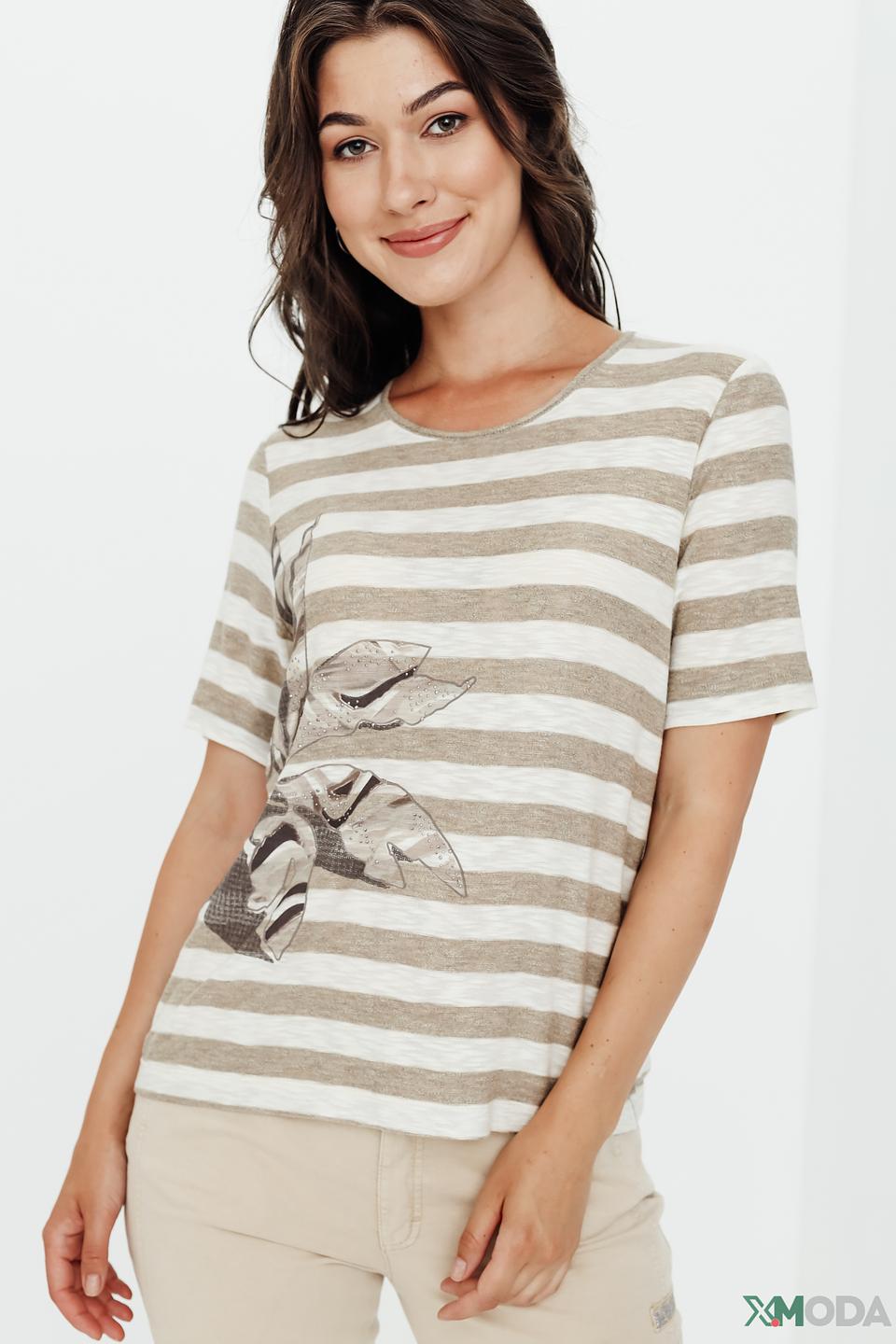 Пуловер Rabe collection в полоску