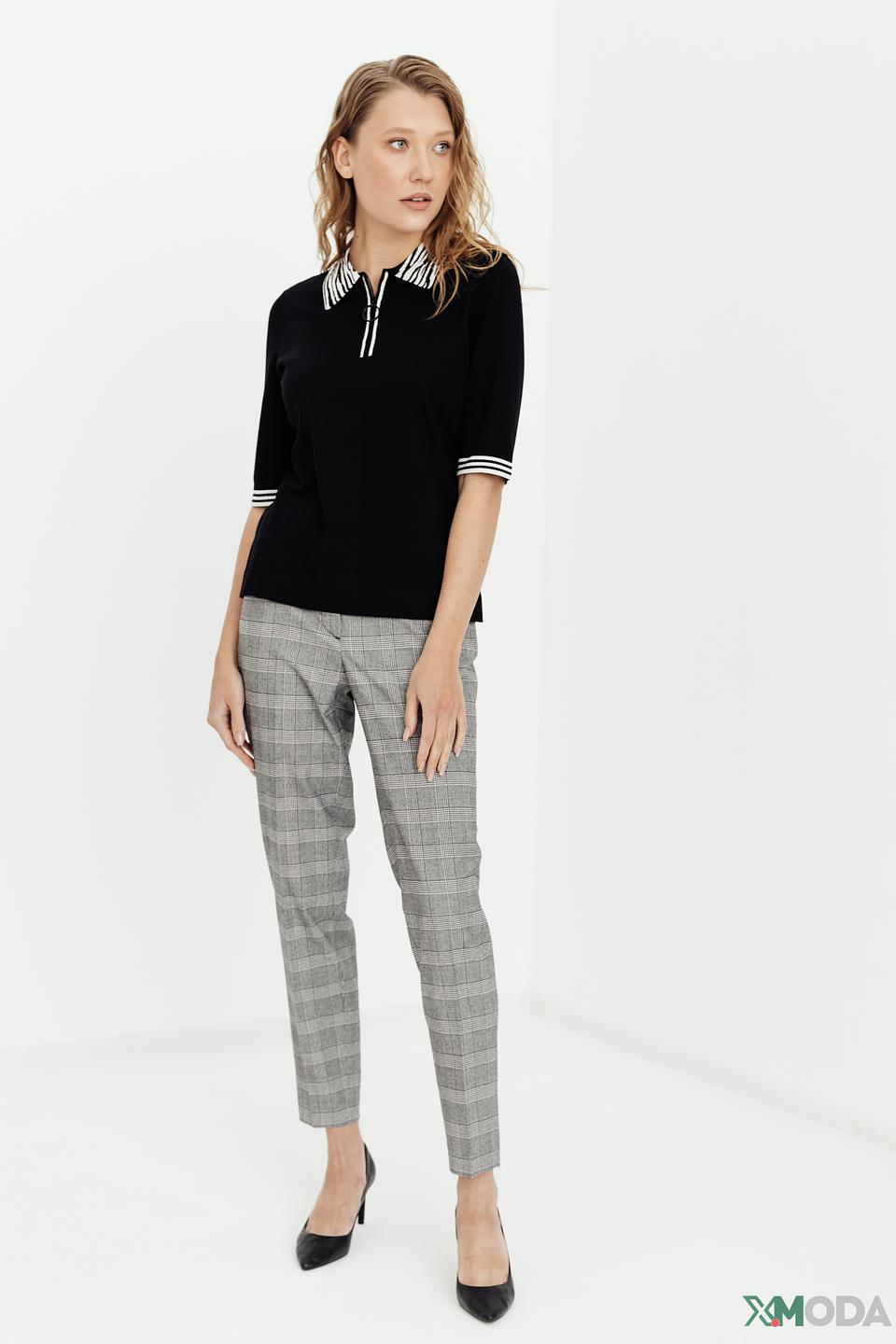 Брюки Gardeur в клетку серые