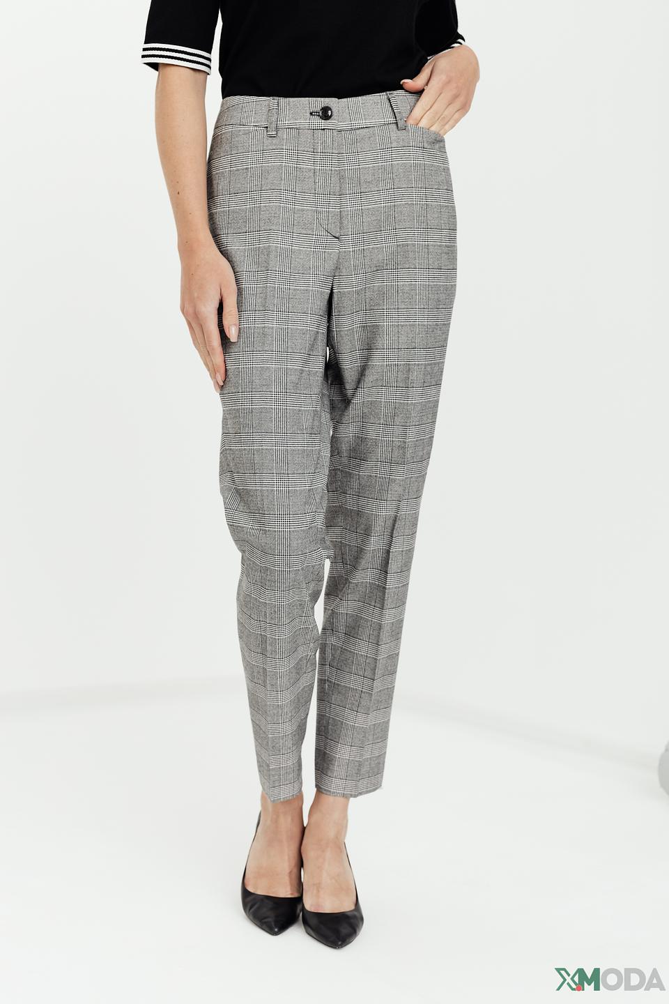 Брюки Gardeur в клетку серые