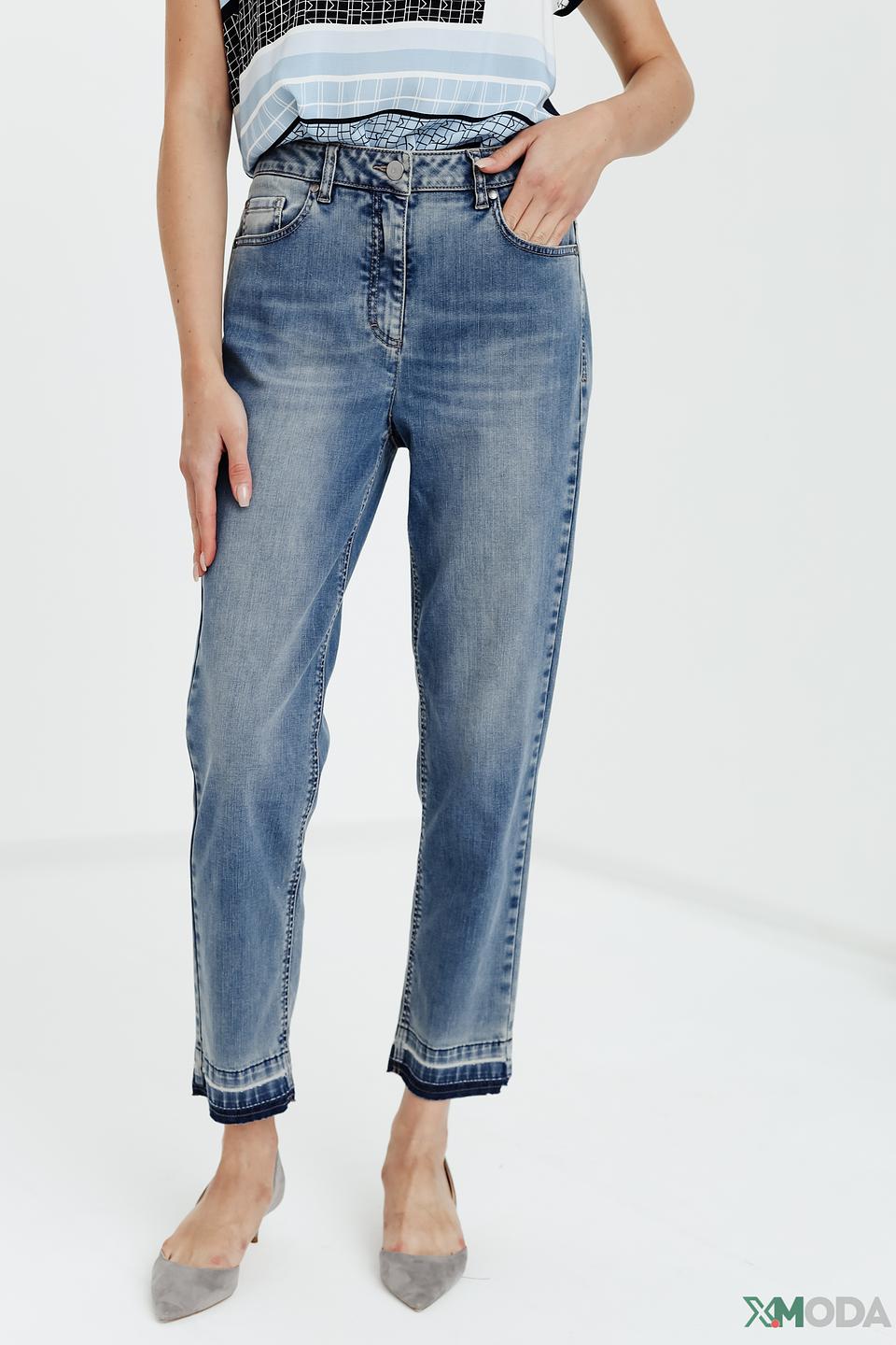 Джинсы Luisa Cerano с потертостями