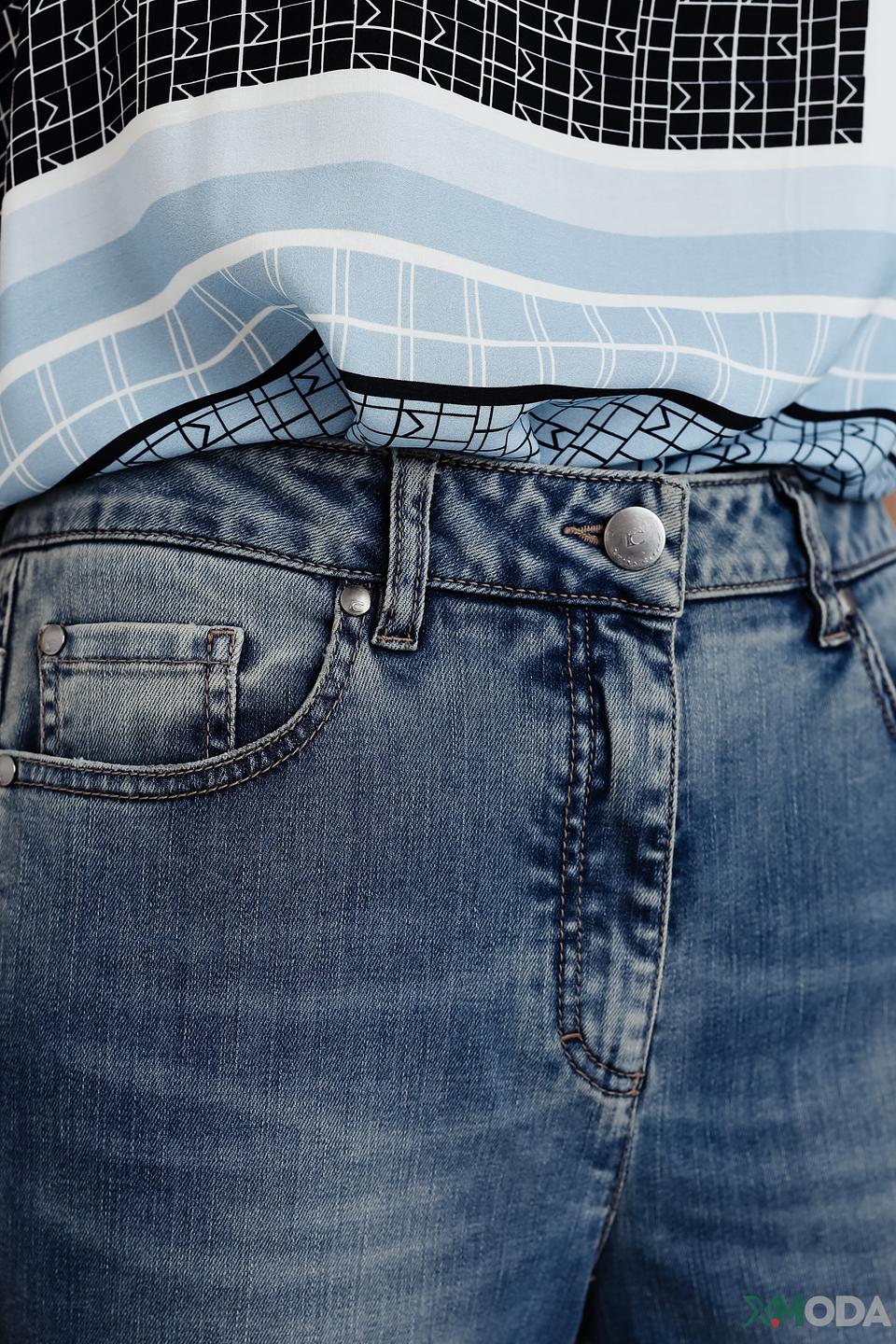 Джинсы Luisa Cerano с потертостями