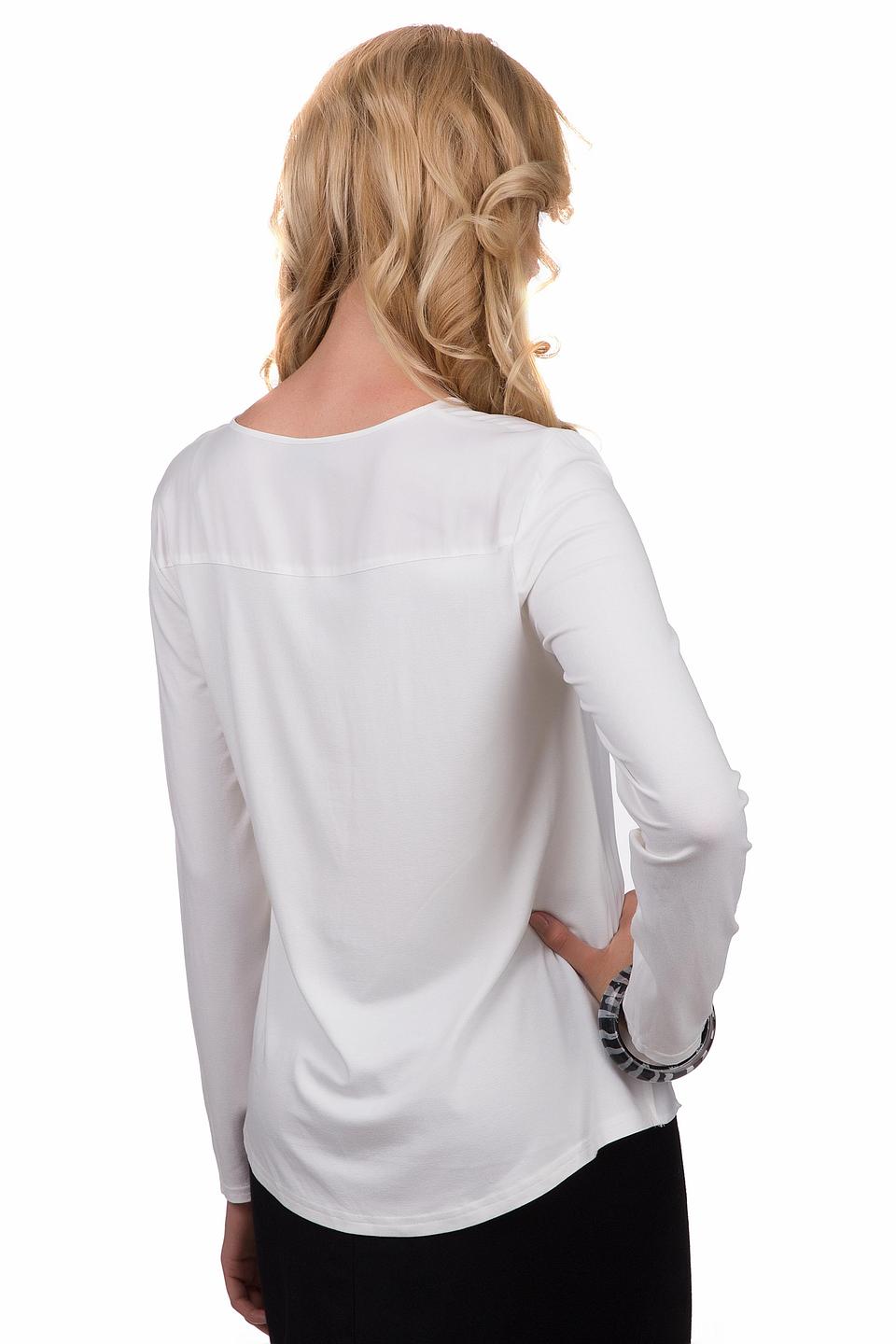 Блуза Gerry Weber с молнией белый