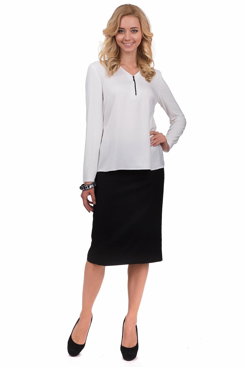 Блуза Gerry Weber с молнией белый