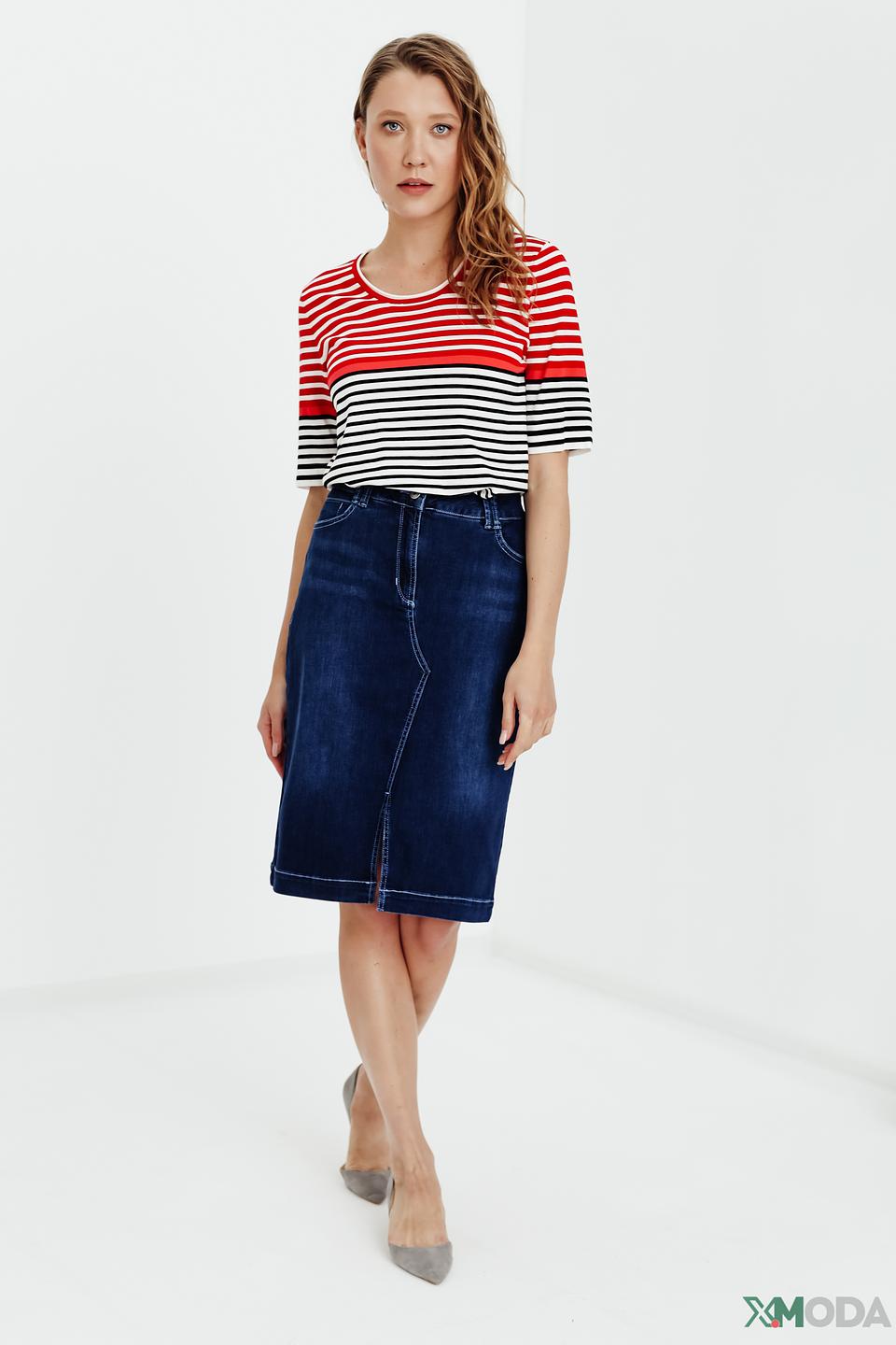 Юбка Olsen джинсовая миди