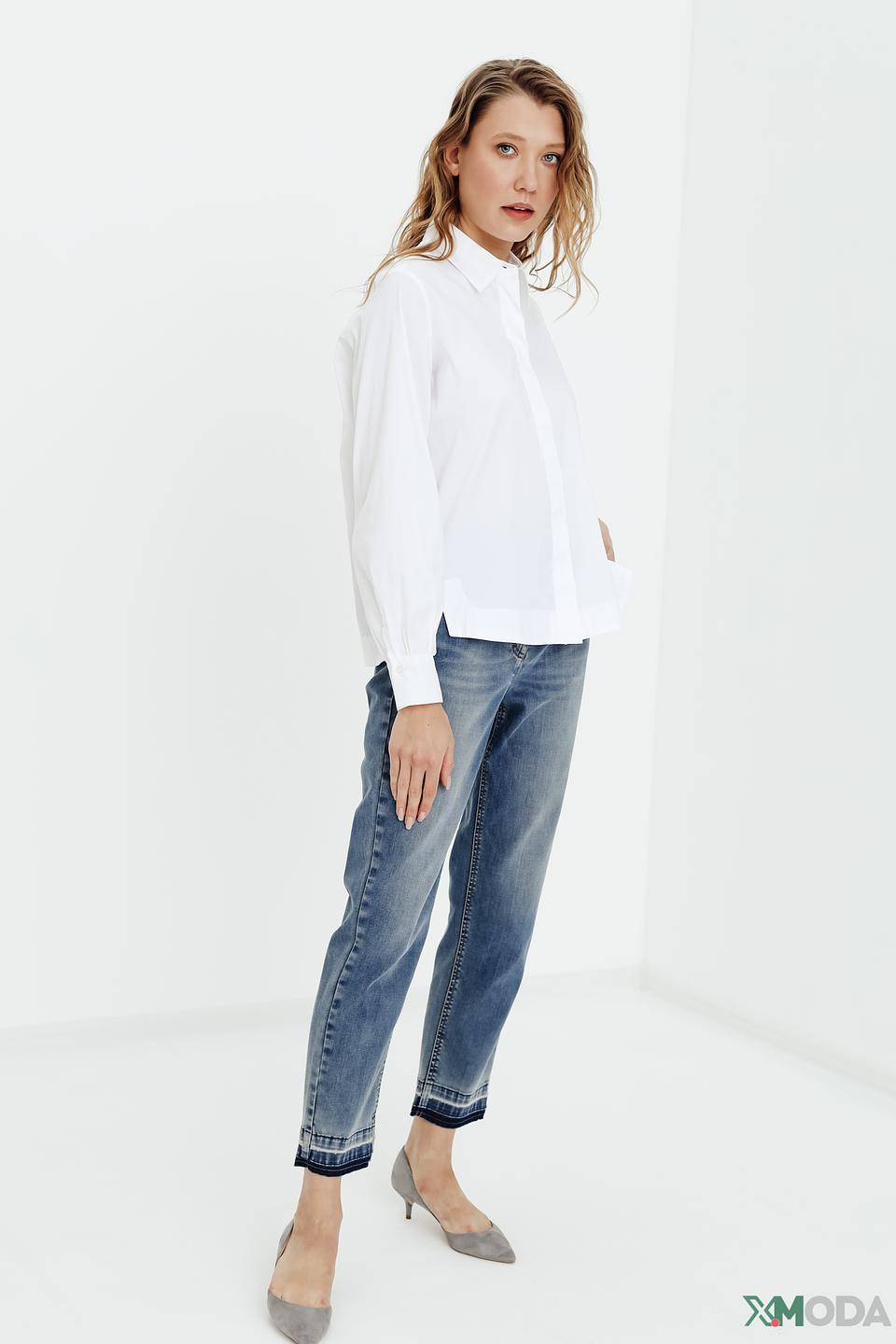 Рубашка Gerry Weber белая с рукавами-фонариками