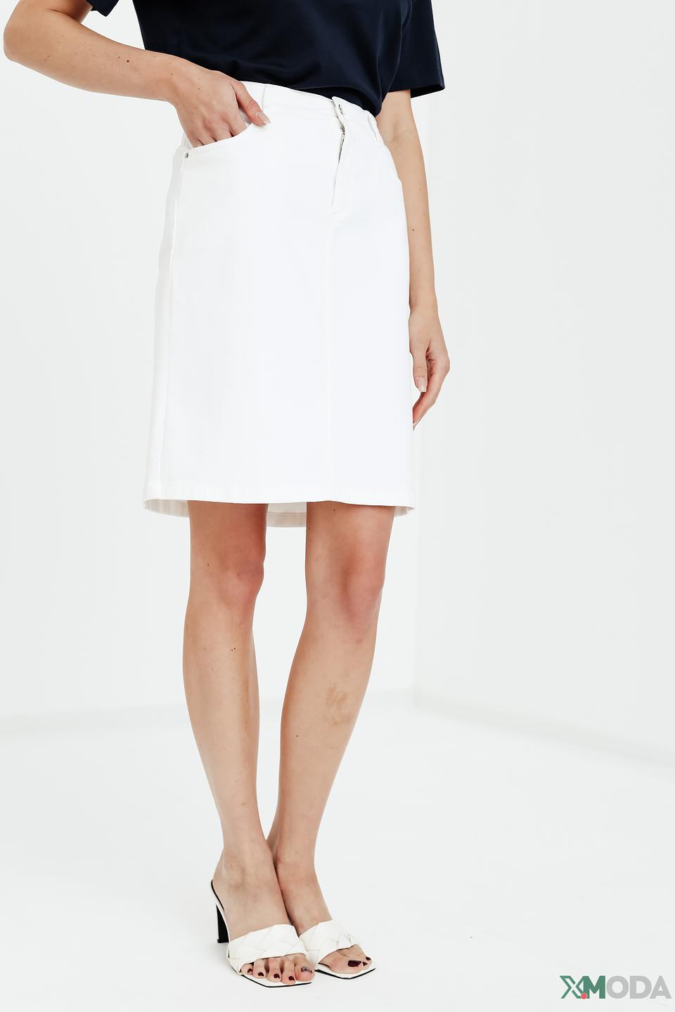 Юбка Gardeur классическая белая