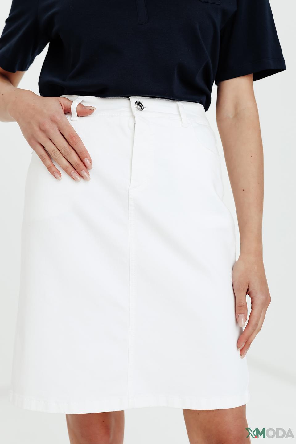 Юбка Gardeur классическая белая