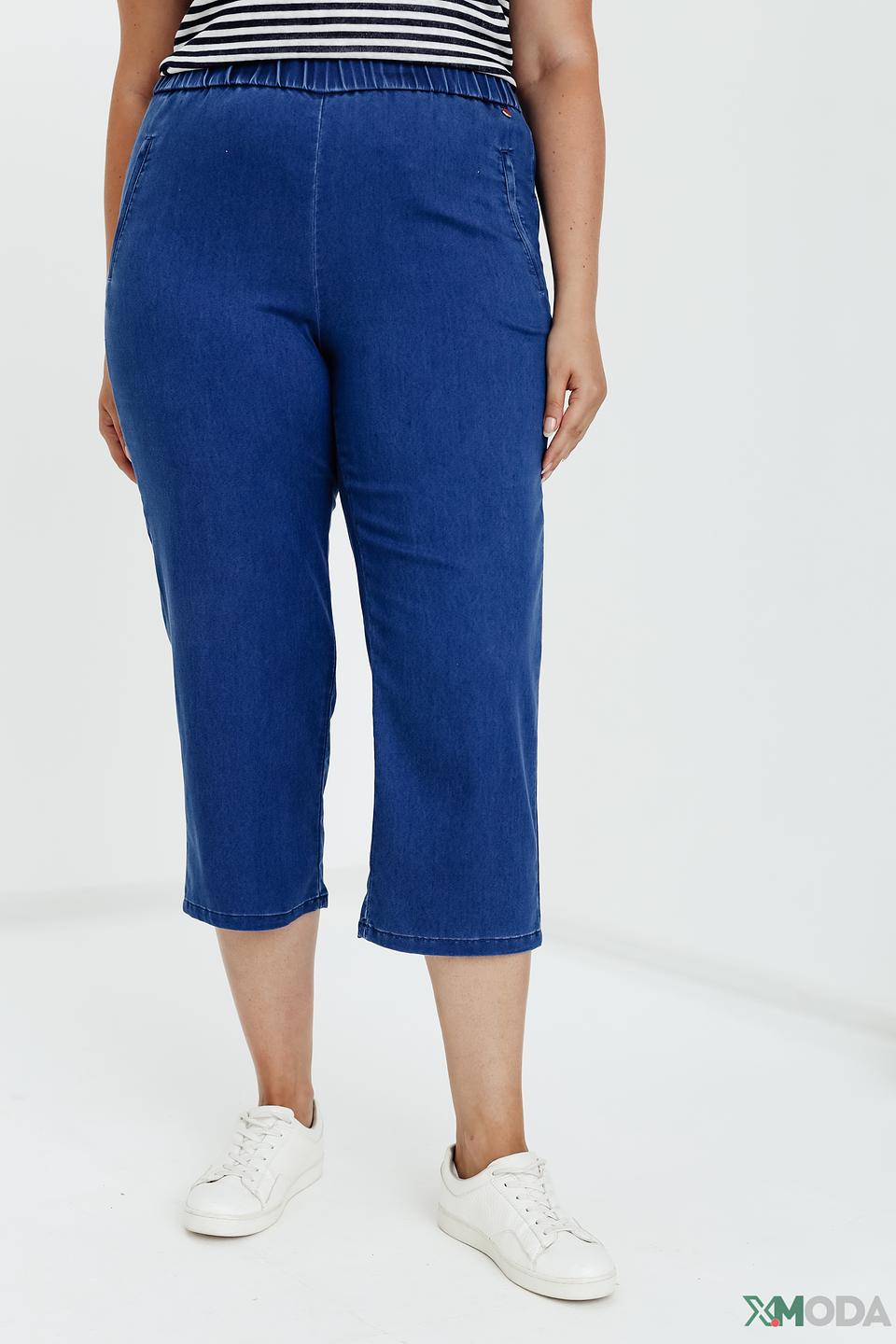 Брюки капри Relaxed by Toni синие