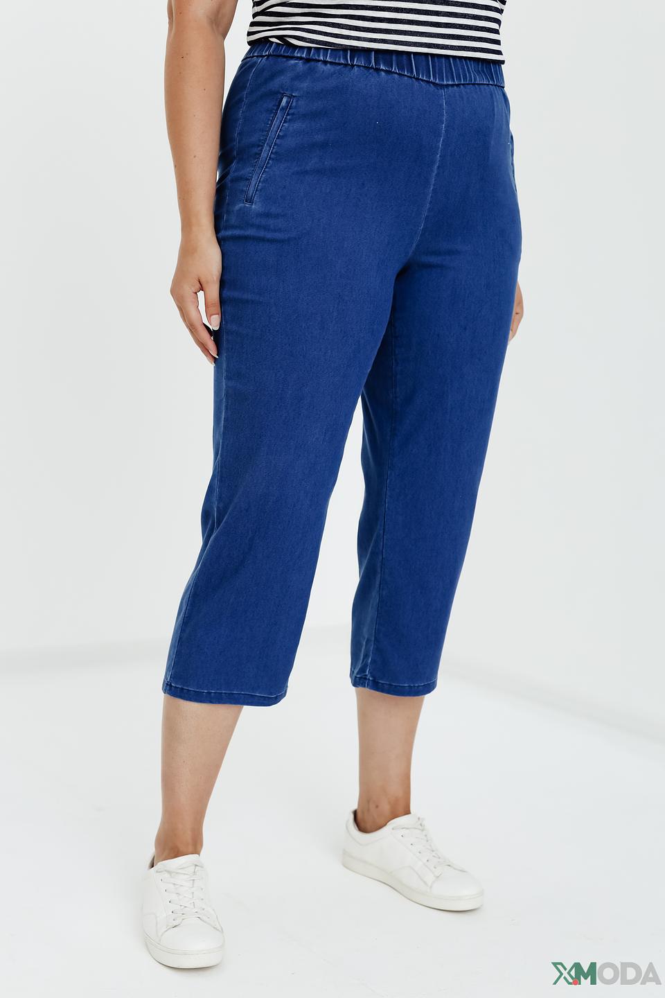 Брюки капри Relaxed by Toni синие