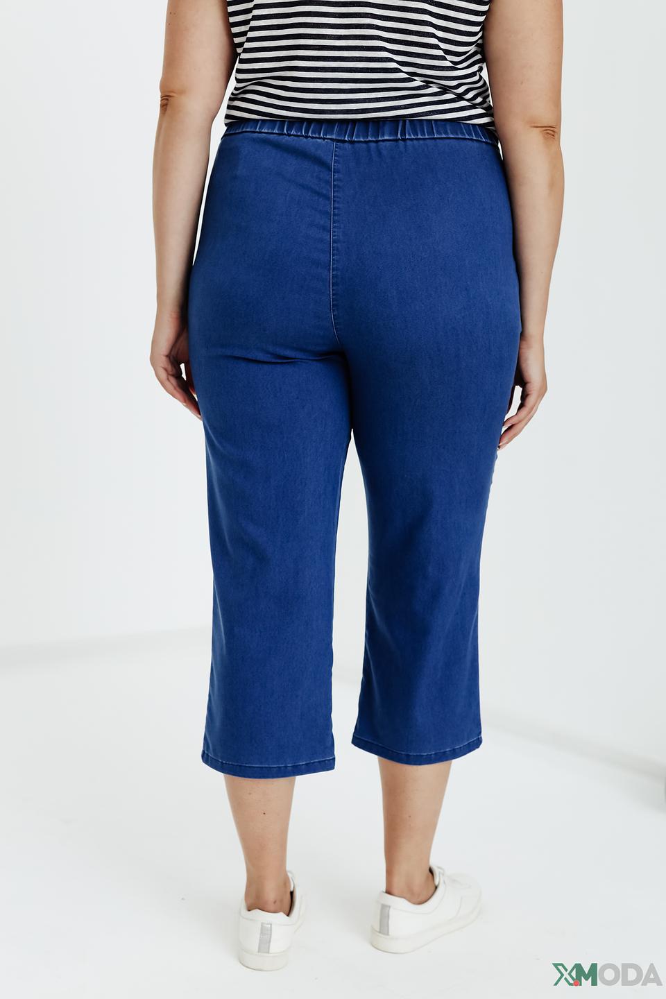 Брюки капри Relaxed by Toni синие