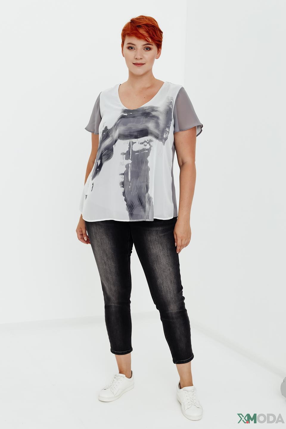 Блуза Samoon с принтом