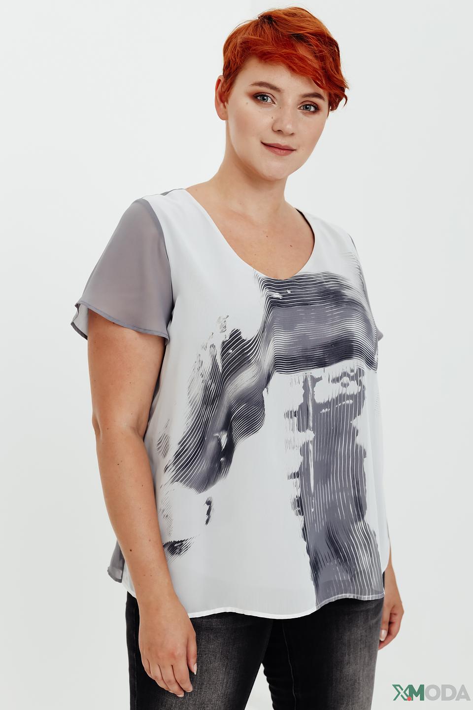 Блуза Samoon с принтом