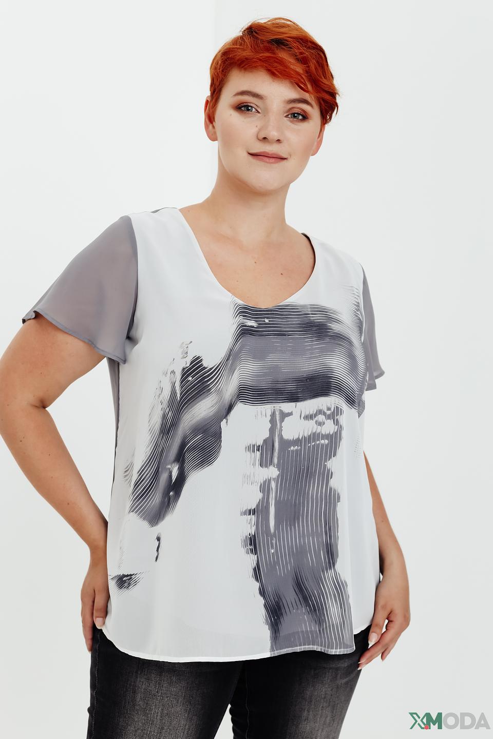 Блуза Samoon с принтом