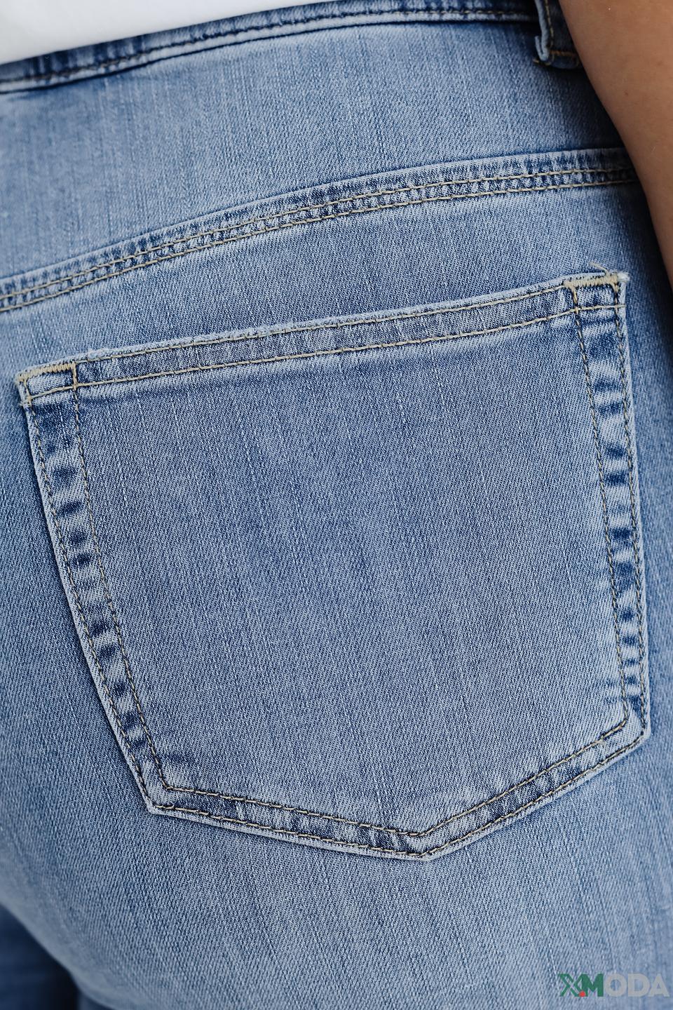 Джинсы Samoon капри голубые