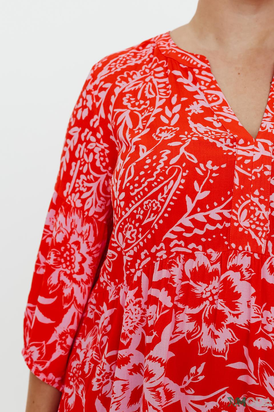 Блуза Via Appia с цветочным принтом