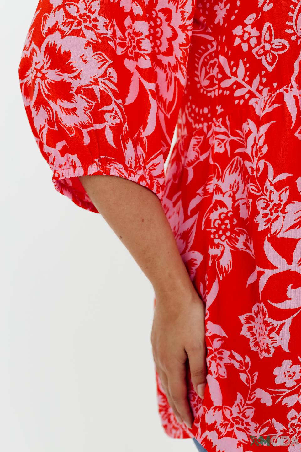 Блуза Via Appia с цветочным принтом