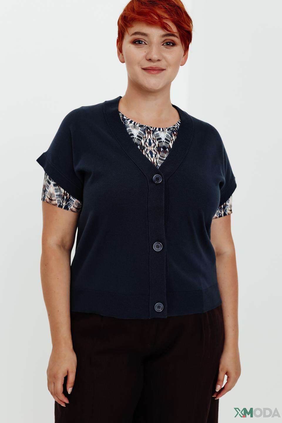 Кардиган Gerry Weber короткий тёмно-синий