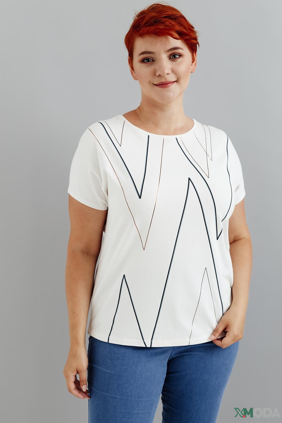 Блуза Gerry Weber с геометрическим рисунком