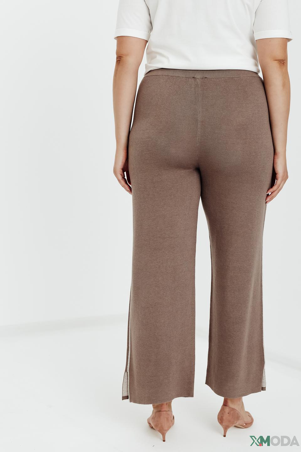 Брюки Taifun палаццо коричневые