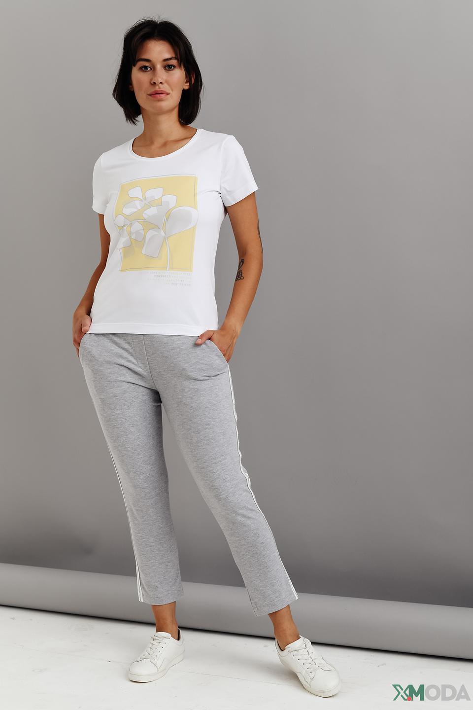 Брюки трикотажные Lisa Campione серые