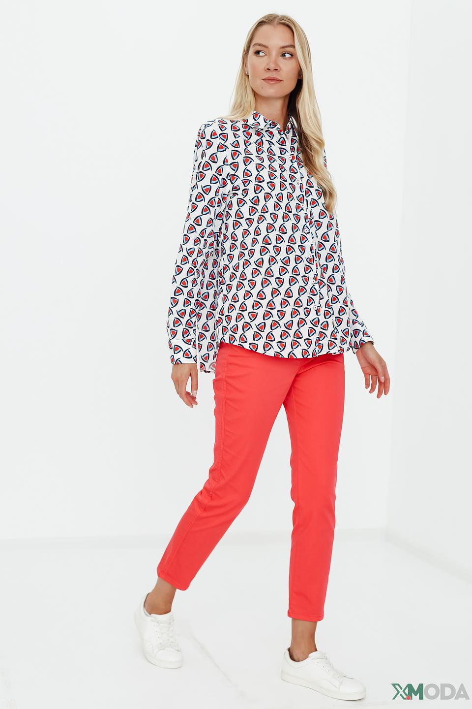 Рубашка Erfo с принтом