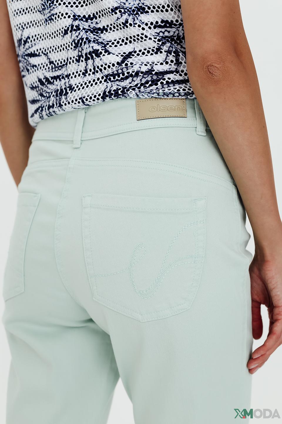 Джинсы Olsen мятные