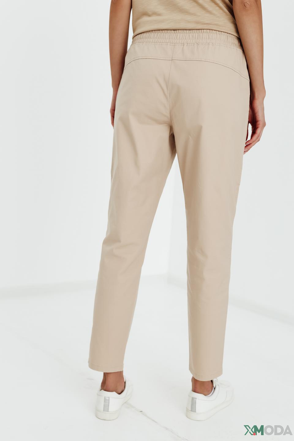 Брюки Olsen бежевые с молниями