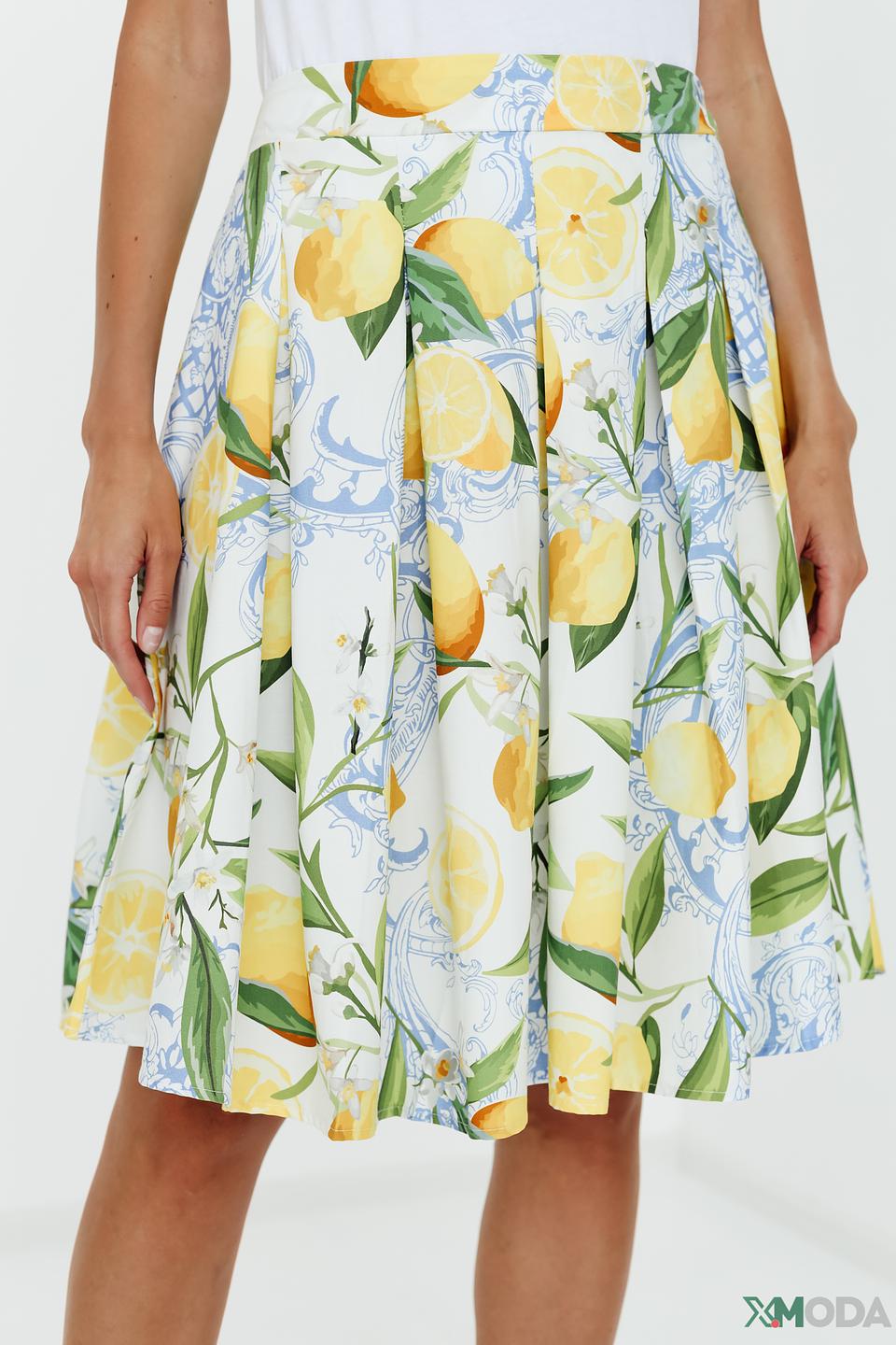 Юбка Leo & Ugo с лимонным принтом