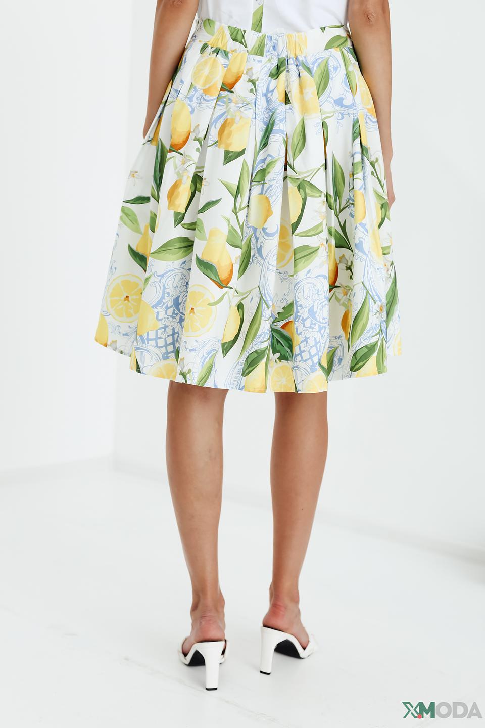 Юбка Leo & Ugo с лимонным принтом