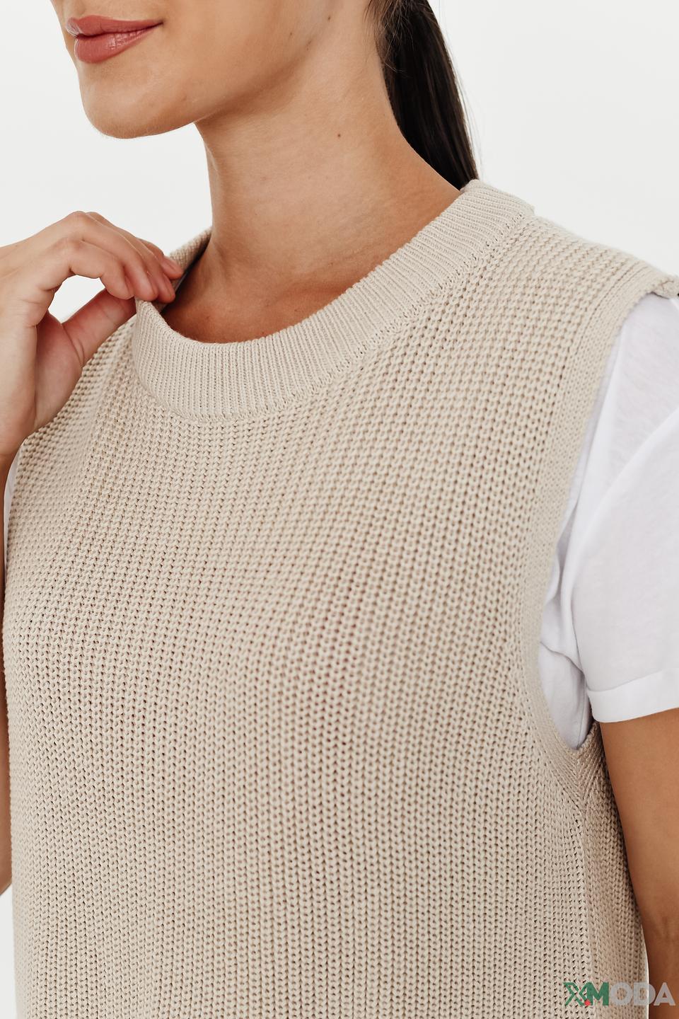 Жилет Tom Tailor бежевый