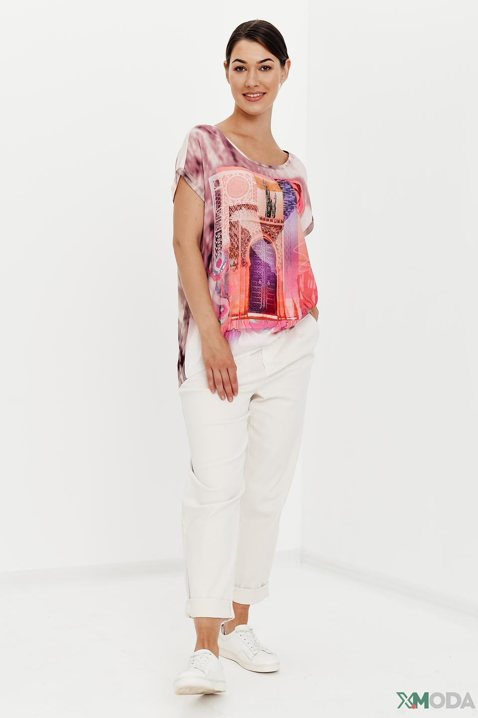 Блуза Oui с принтом пейзаж