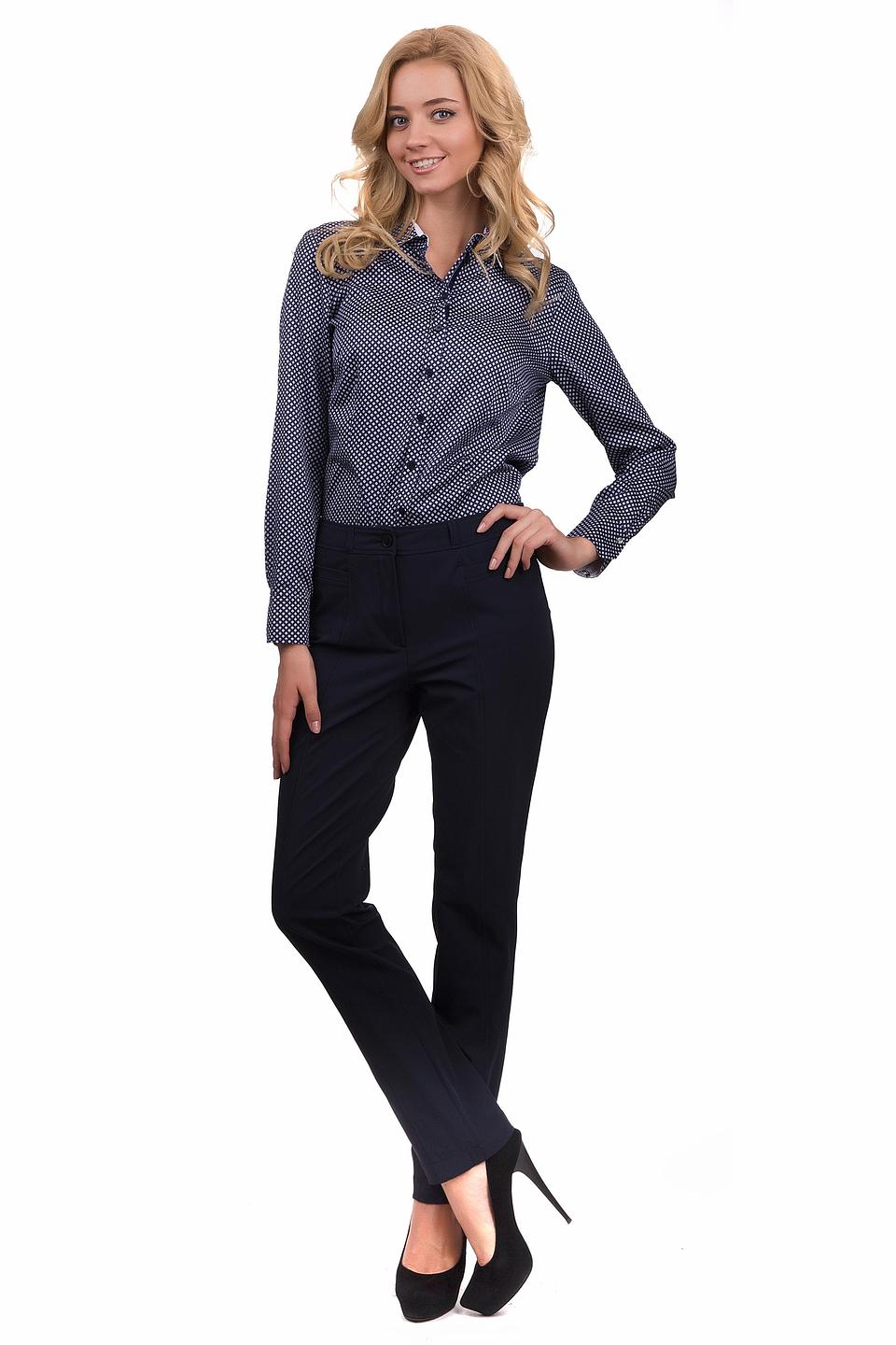 Блуза Gerry Weber, синяя, с принтом