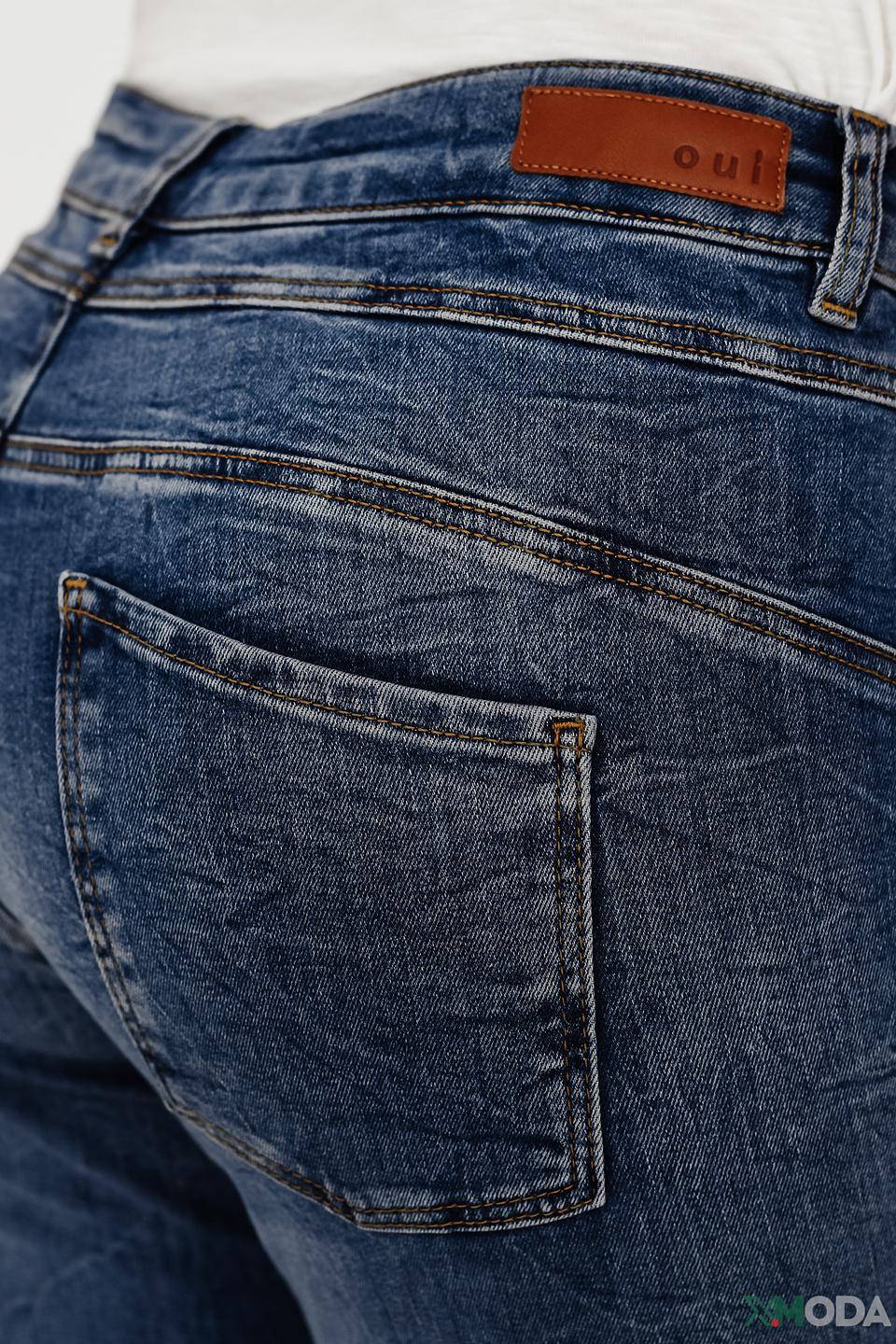 Джинсы скинни Oui синие