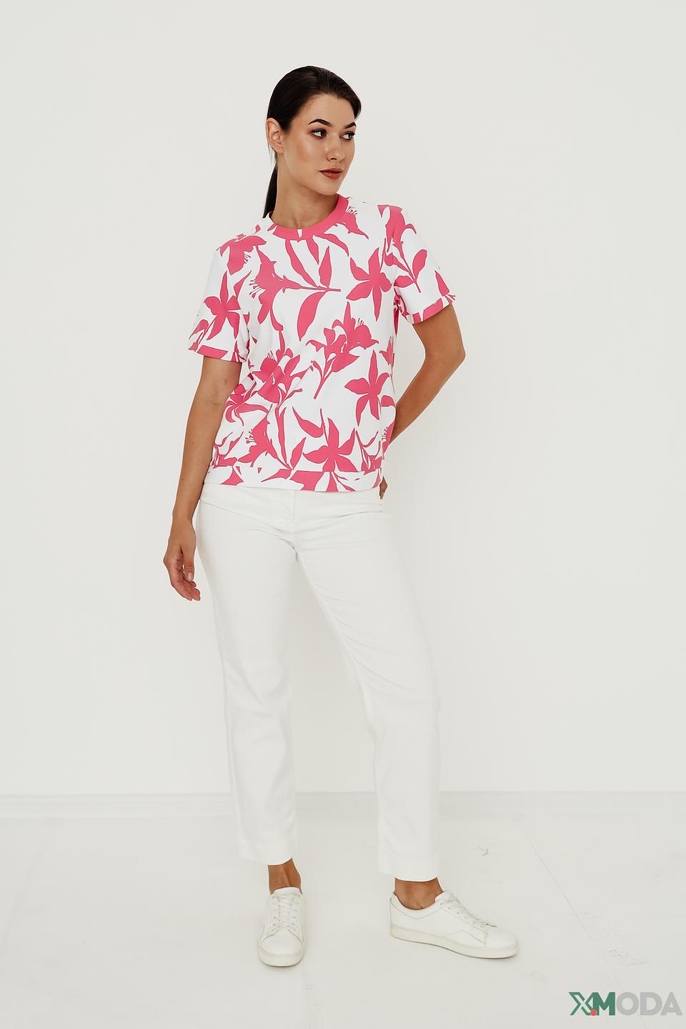 Пуловер Be Yourself с цветочным принтом