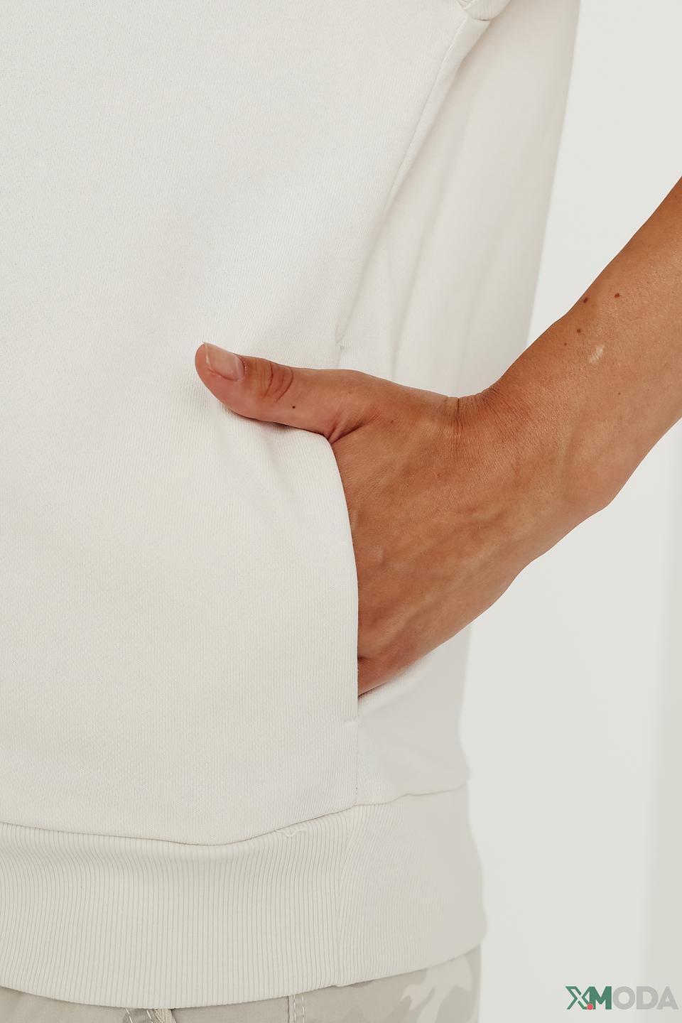 Толстовка Margittes с капюшоном молочный