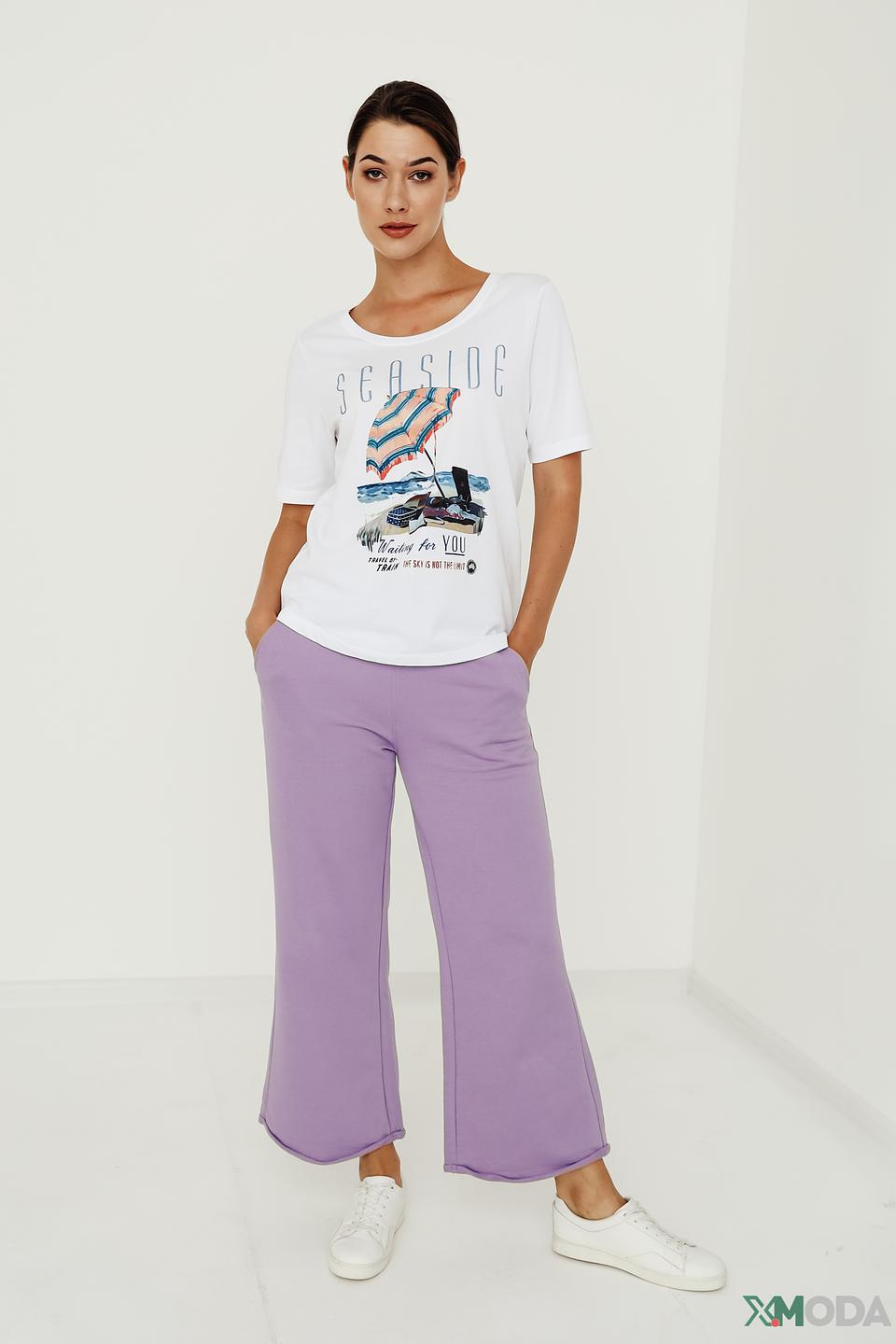 Брюки трикотажные Margittes лавандовые