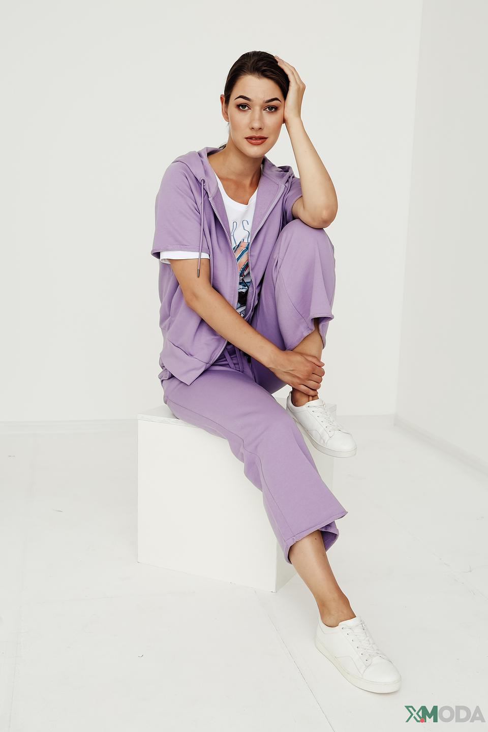 Брюки трикотажные Margittes лавандовые