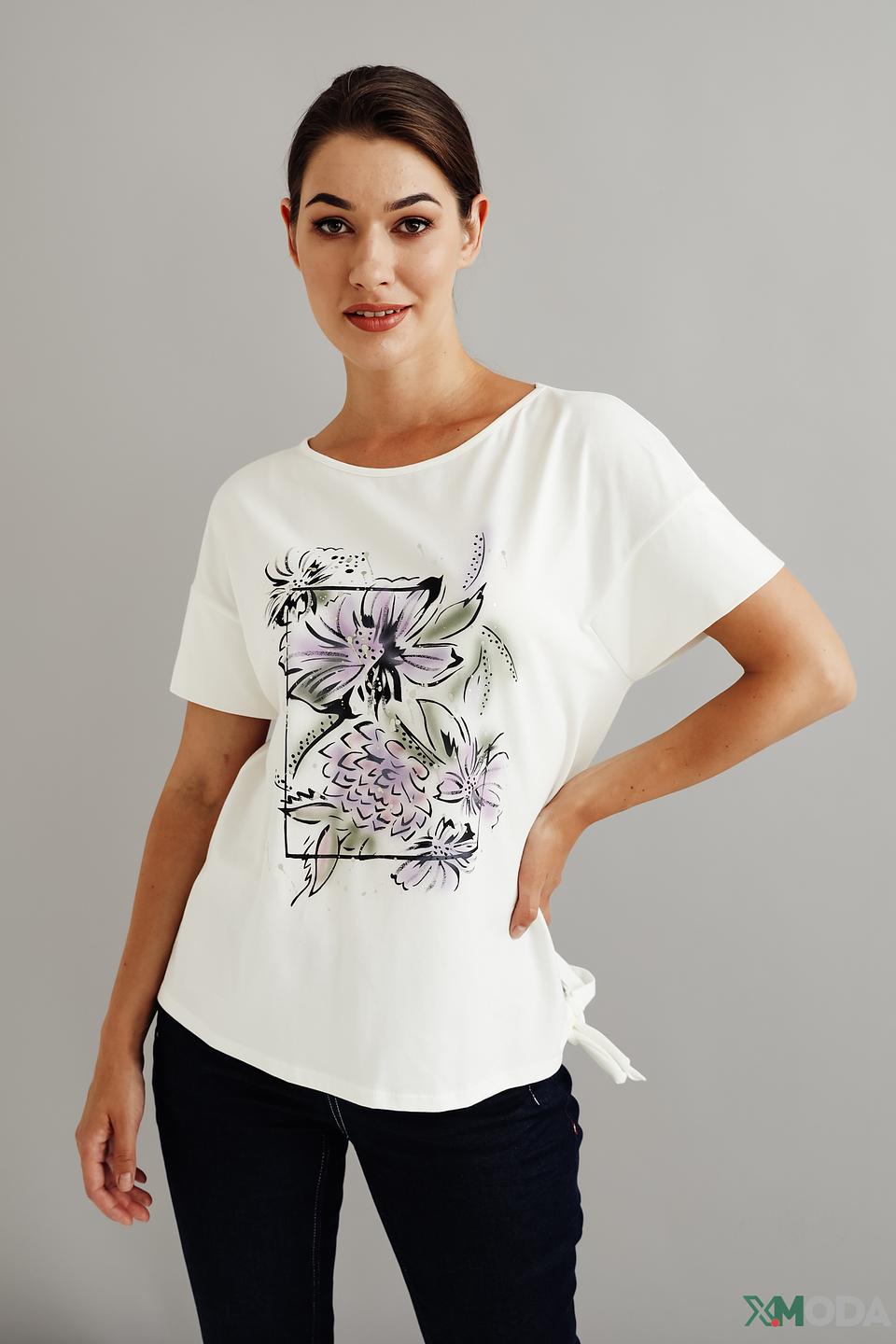 Футболка Lisa Campione с цветочным принтом