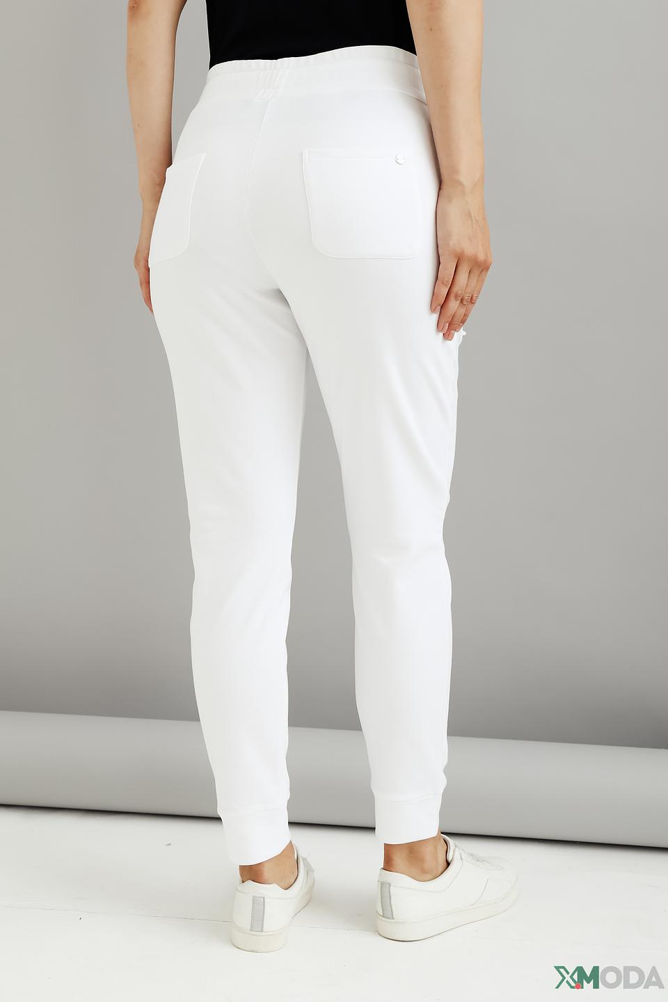 Брюки Monari с принтом белый