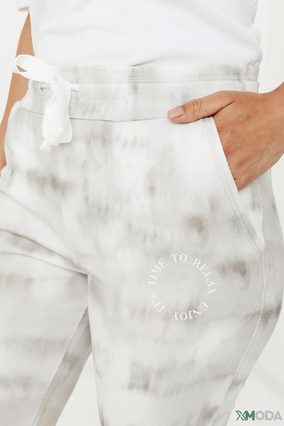 Брюки Monari tie-dye серые