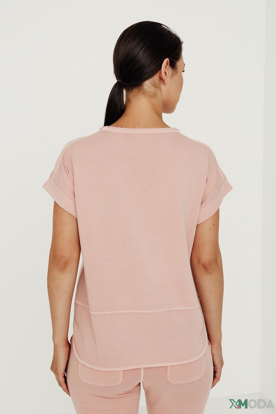 Футболка Monari с принтом пудрово-розовый