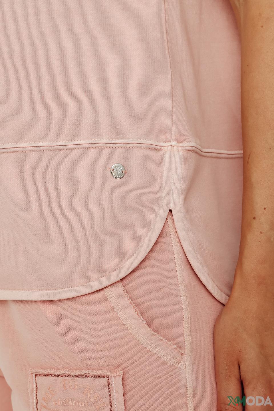 Футболка Monari с принтом пудрово-розовый