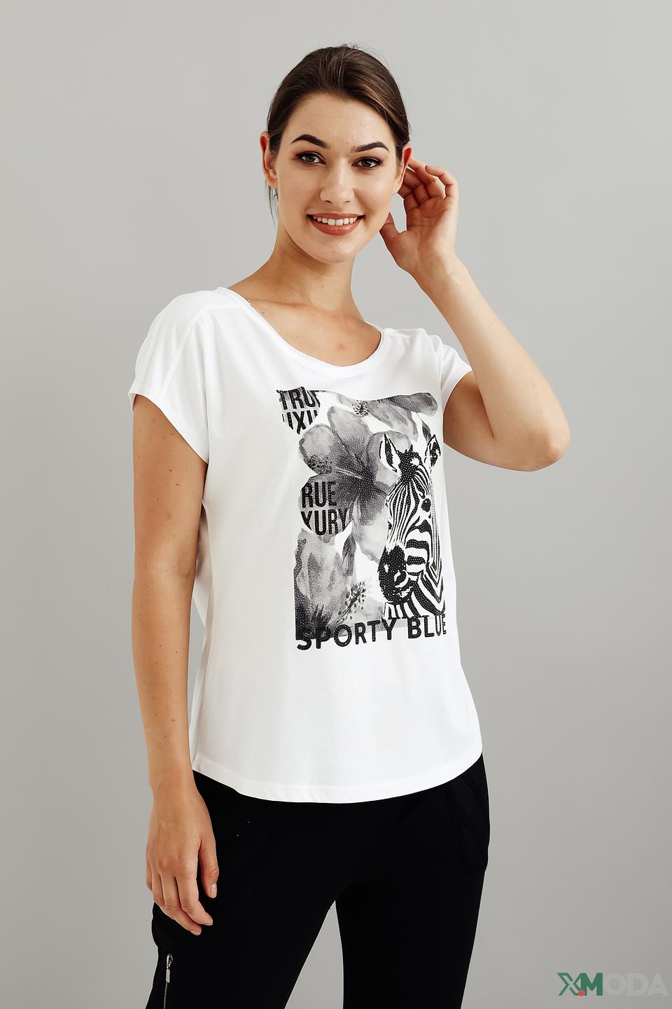 Футболка Monari с принтом зебры