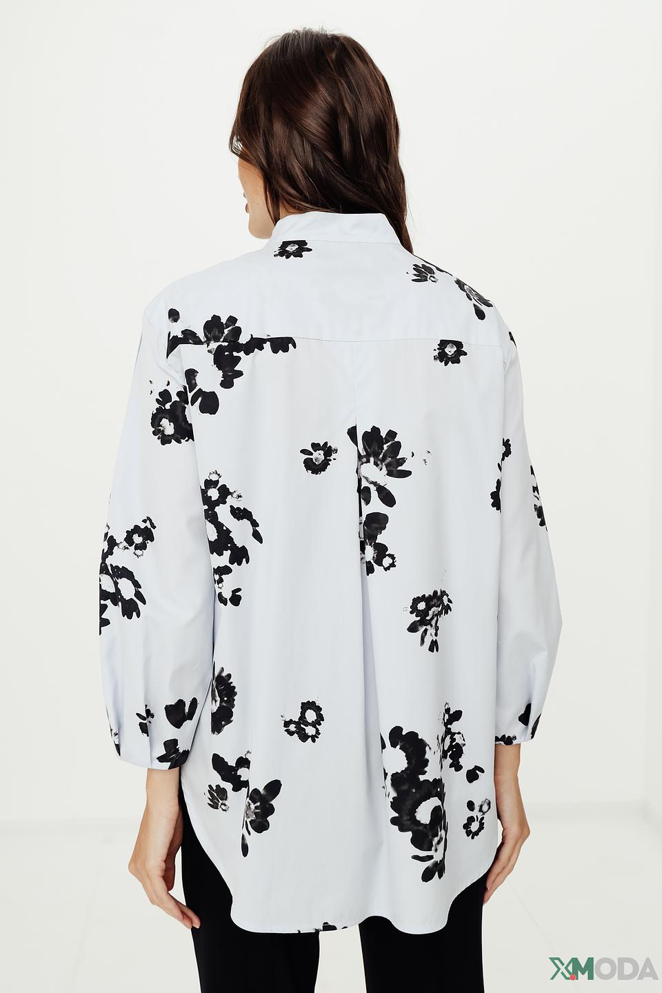 Блуза Marc Cain с цветочным принтом