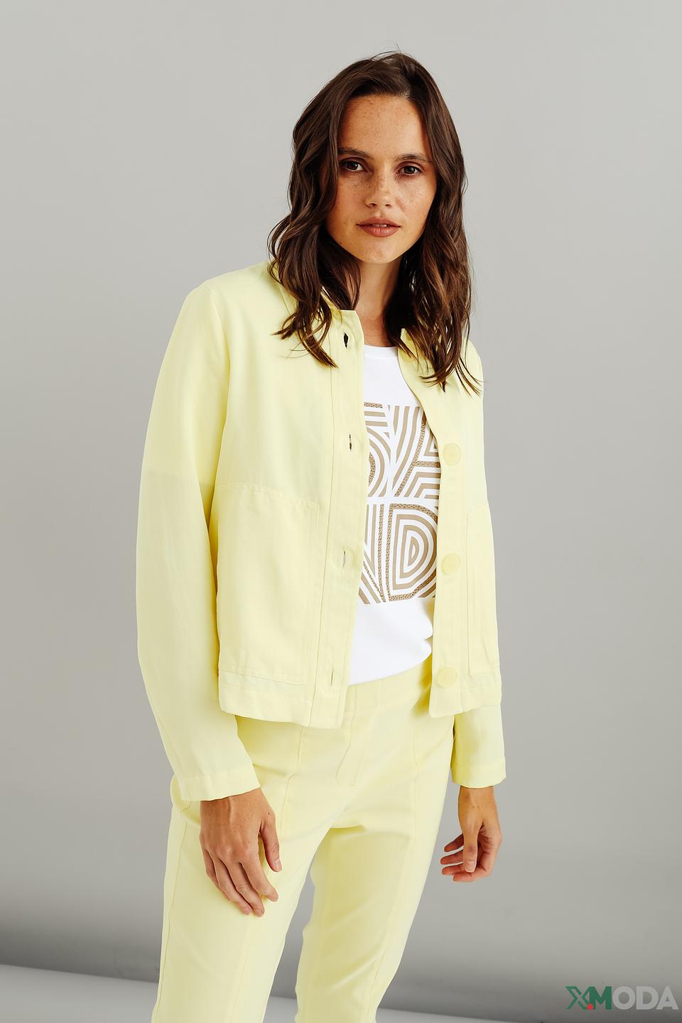 Жакет Bianca приталенный, лимонный
