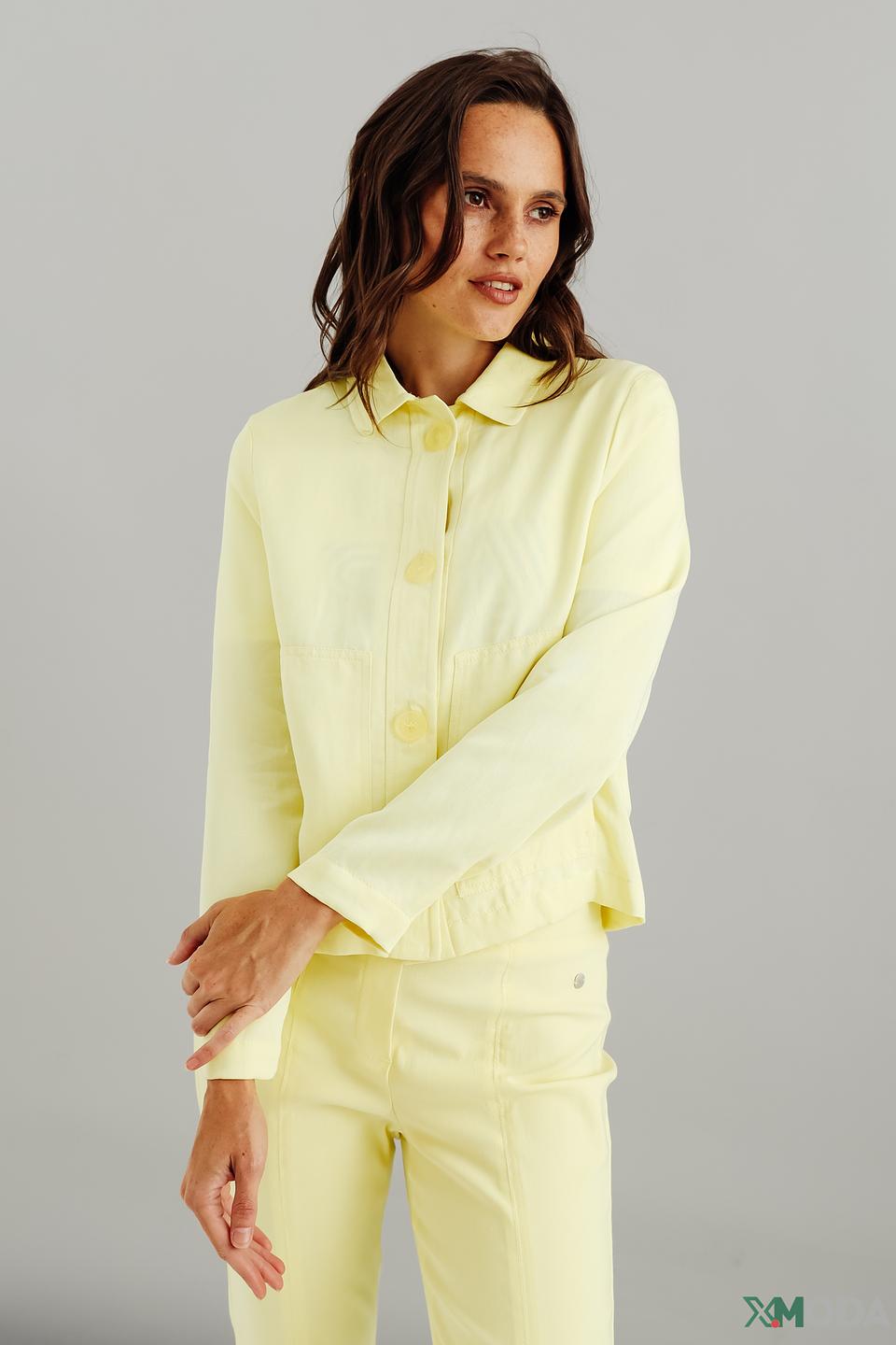 Жакет Bianca приталенный, лимонный