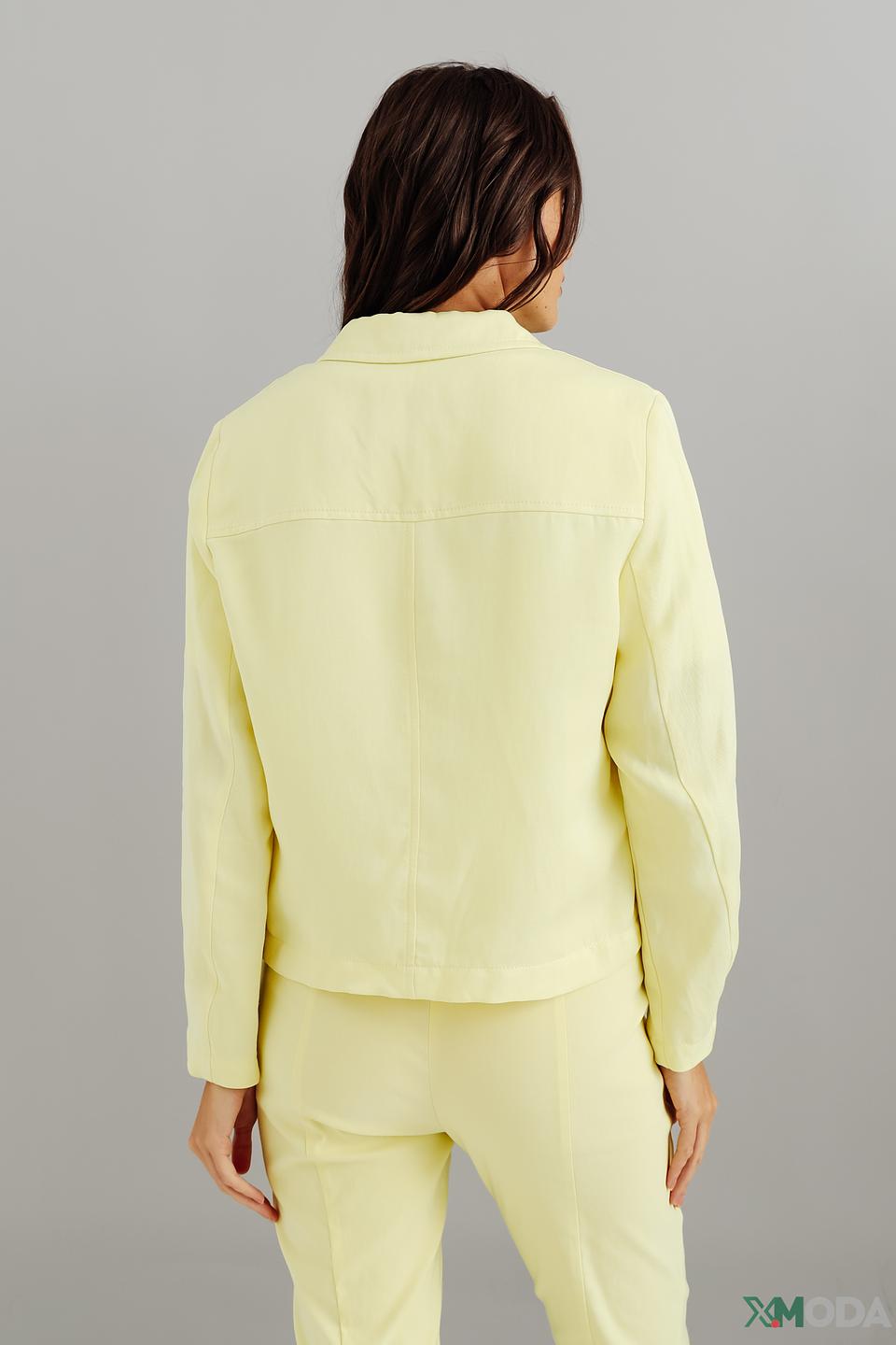 Жакет Bianca приталенный, лимонный