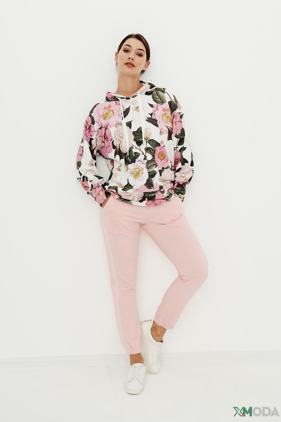 Пуловер Monari с цветочным принтом