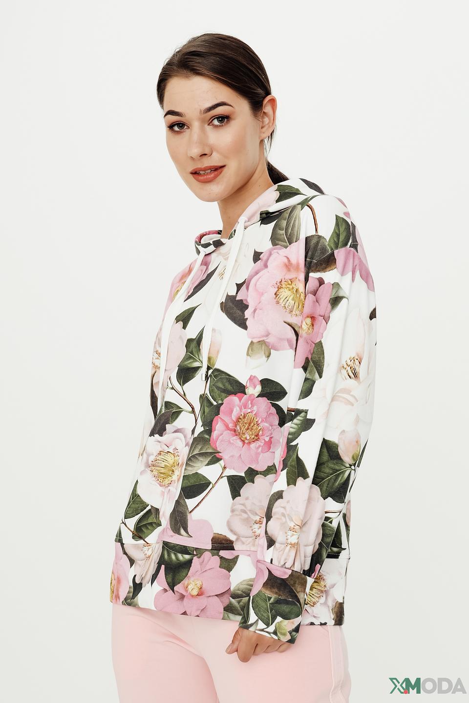 Пуловер Monari с цветочным принтом