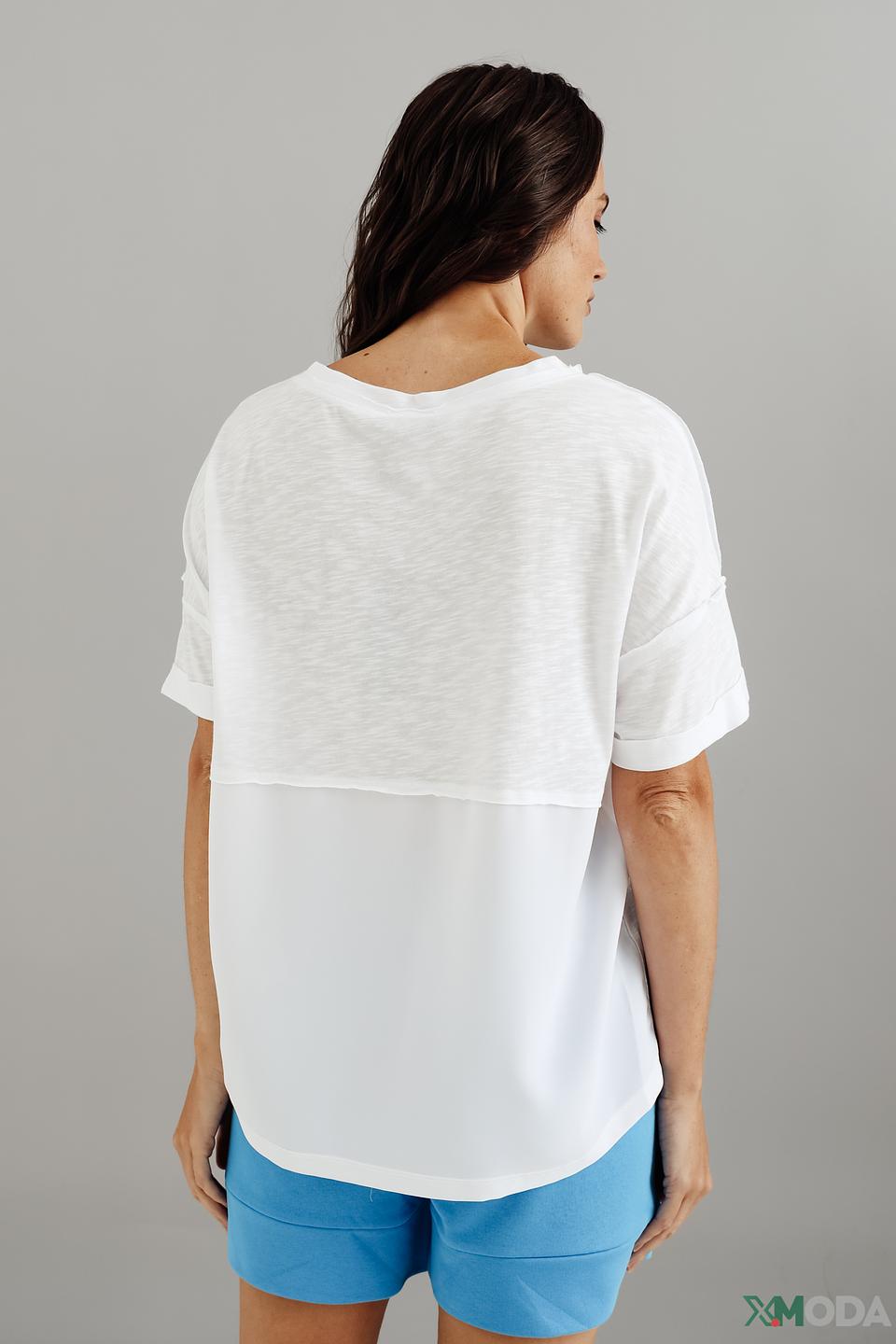 Футболка Monari с принтом белый